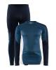 Мъжко термобельо CRAFT CORE DRY BASELAYER SET синьо