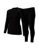 Дамски комплект Термобельо Halti Neva W merino layer set Black Черен