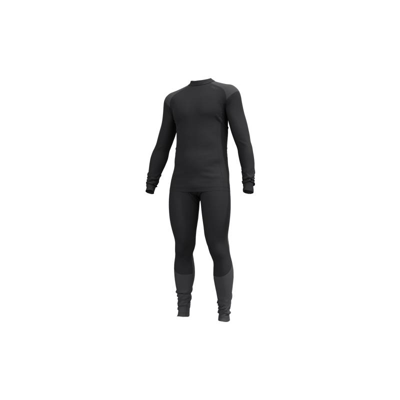 Мъжки комплект Термобельо Halti Hossa M II merino layer set BLACK Черен