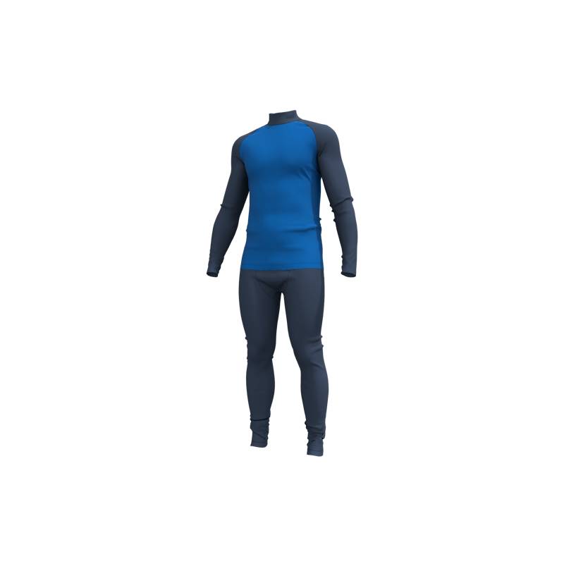 Мъжки комплект Термобельо Halti Neva M merino layer set ELECTRIC BLUE Син
