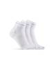Комплект Чорапи Craft CORE DRY MID SOCK 3-PACK WHITE Бял