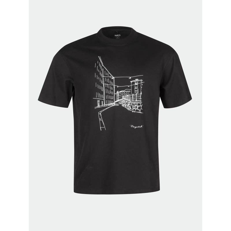 Тениска Halti Skaltsi Unisex T-shirt Черен