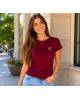 Тениска за Момиче JAMAICA T-SHIRT GARNET Червен