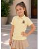 Тениска с яка за Момиче MACKAY WOMAN SHORT SLEEVE POLO BUTTER YELLOW