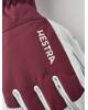 Ски ръкавици Hestra Army Leather Heli Ski — бордо